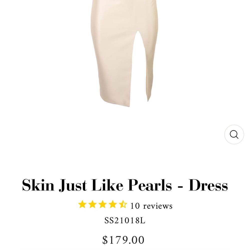 Nude puff sleeve midi dress size small